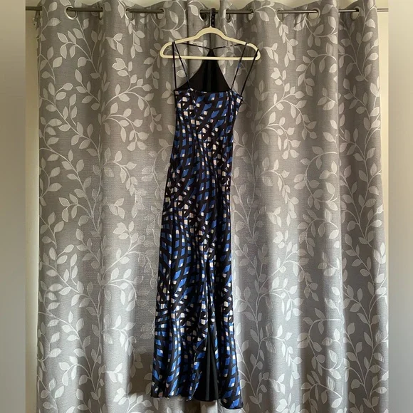 Staud Cubism Dress Argyle Black - Picture 7 of 10